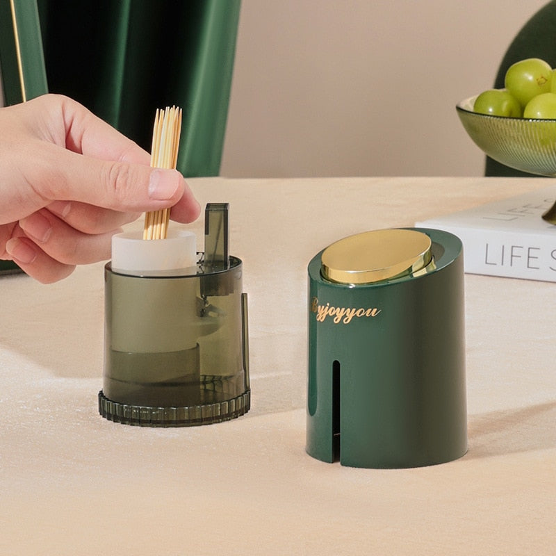 ToothMaster Holder - Elegant Pop-Up Toothpick Dispenser