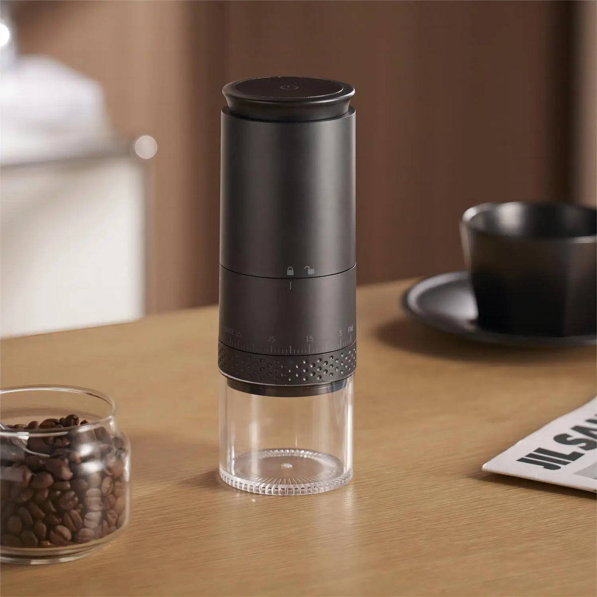 BeanBuddy - Portable Electric Coffee Grinder for Home and Travel