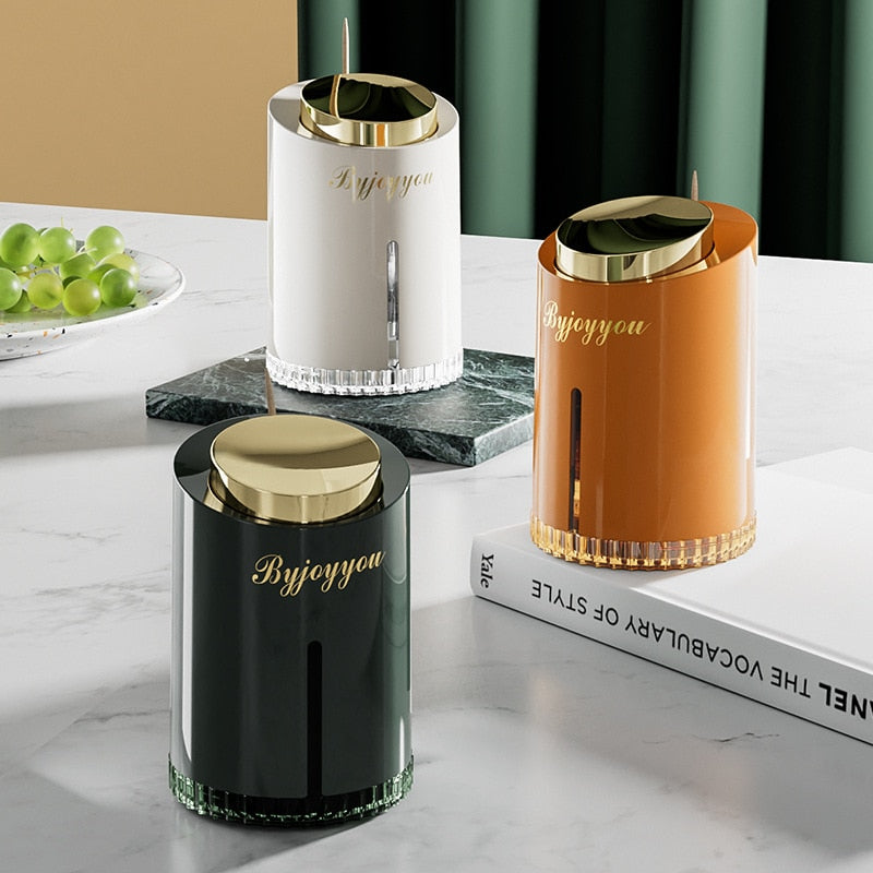 ToothMaster Holder - Elegant Pop-Up Toothpick Dispenser