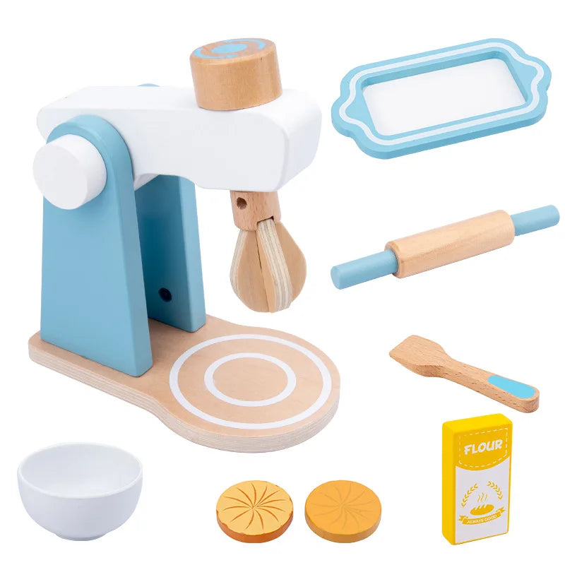 WoodPlay Set - Wooden Kitchen Toy Appliances
