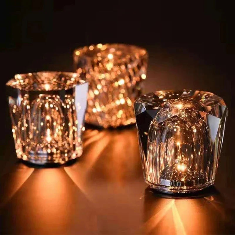 Talcris - Crystal Table Lamp for a Refined Ambiance