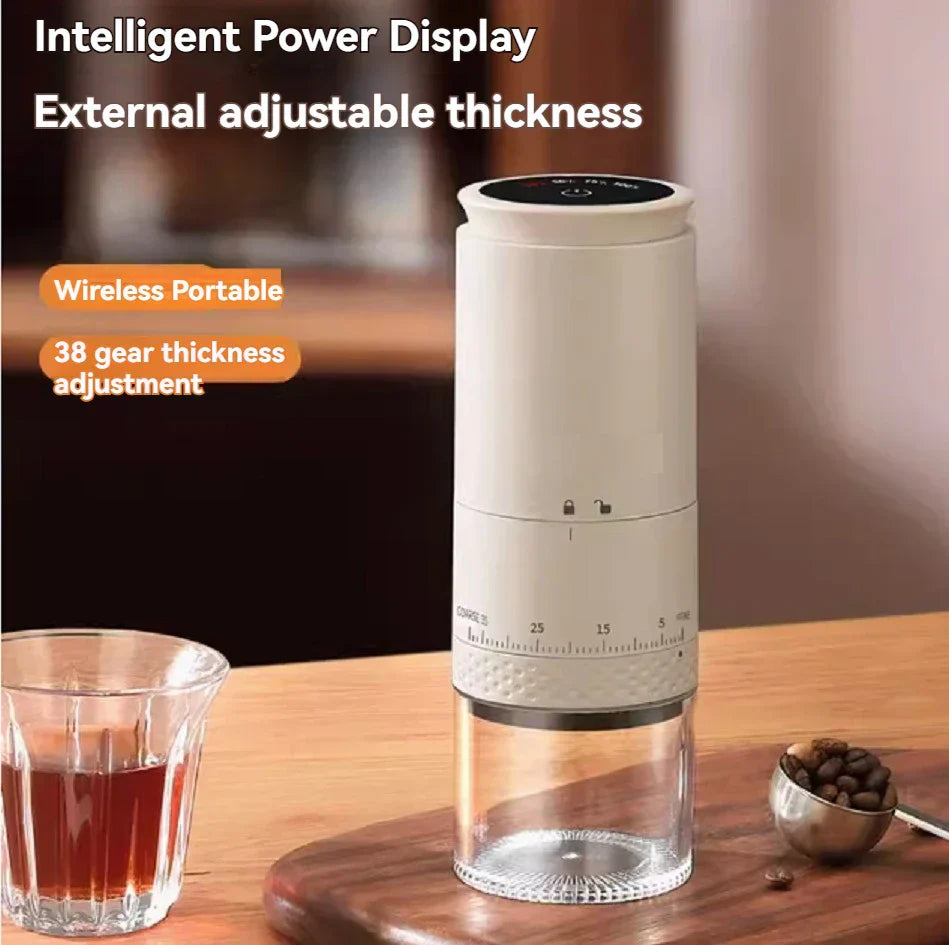 BeanBuddy - Portable Electric Coffee Grinder for Home and Travel