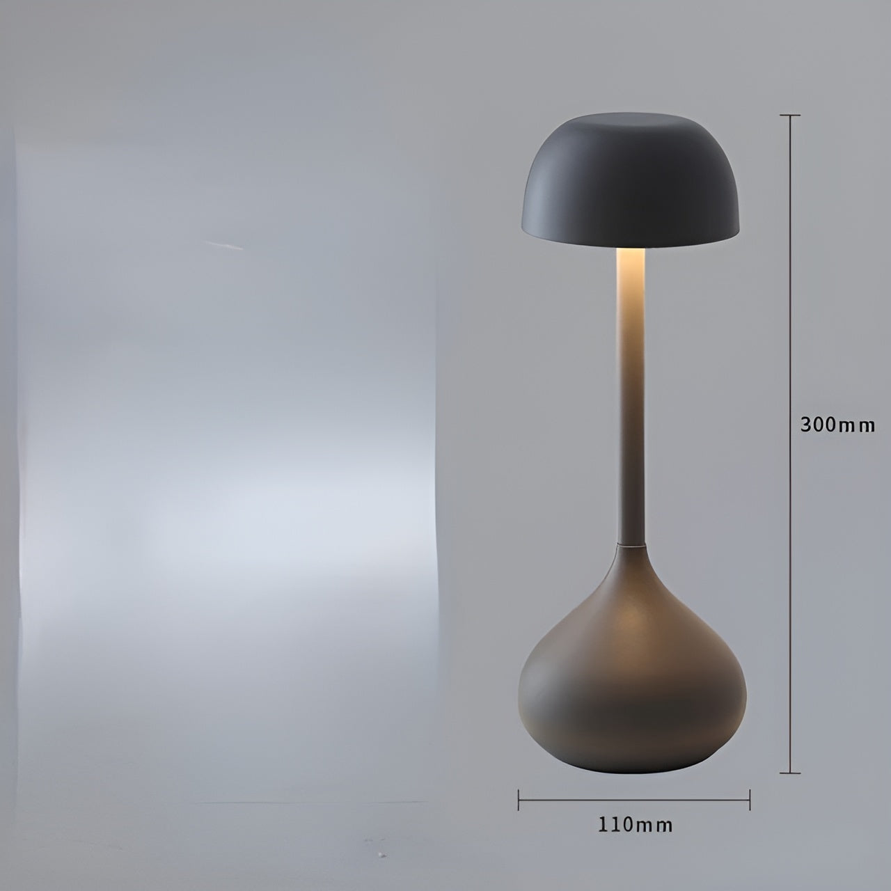Wireless Mushroom Lamp - Dimmable LED Table Light