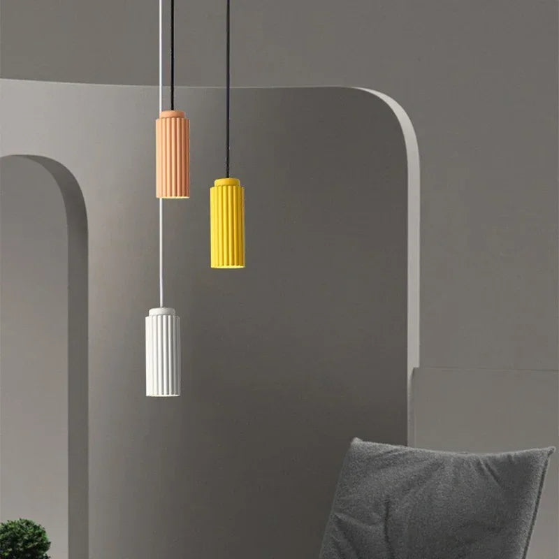 Scandinavian LED Pendant Light with Adjustable Height | Modern Glass Design for Inviting Kitchen Illumination 2