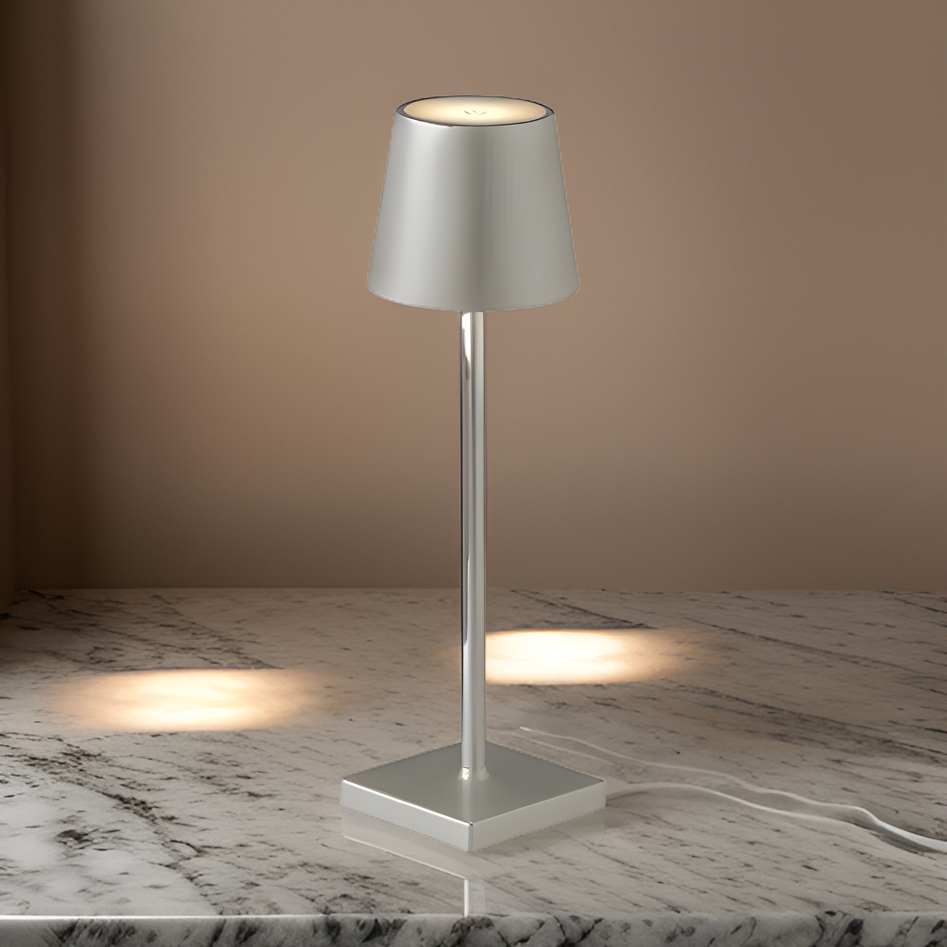 Scandinavian LED Table Lamp with Touch Dimming & Cordless Design for Versatile Lighting 10