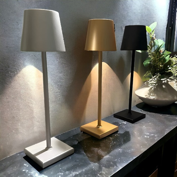 Scandinavian LED Table Lamp with Touch Dimming & Cordless Design for Versatile Lighting 8
