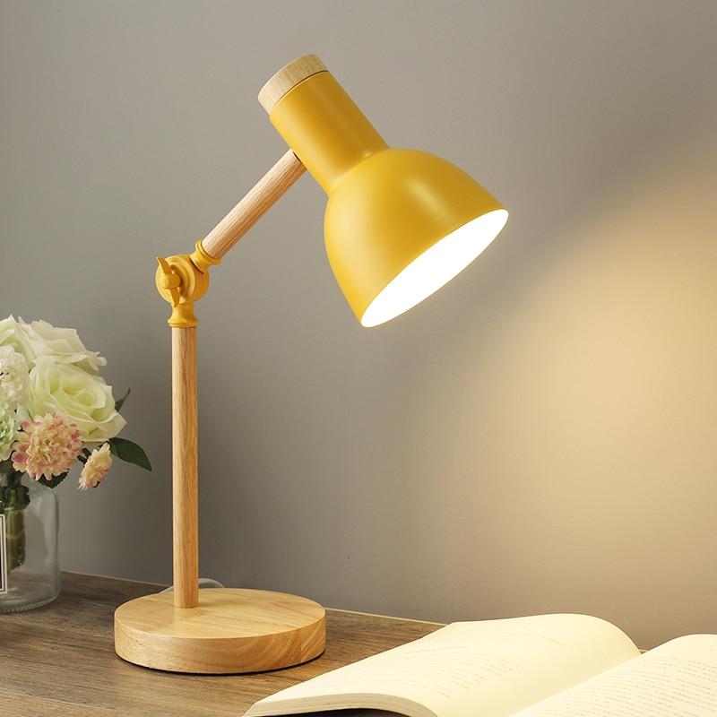 Scandinavian Table Lamp | Adjustable Wooden Design for Elegant Illumination 4