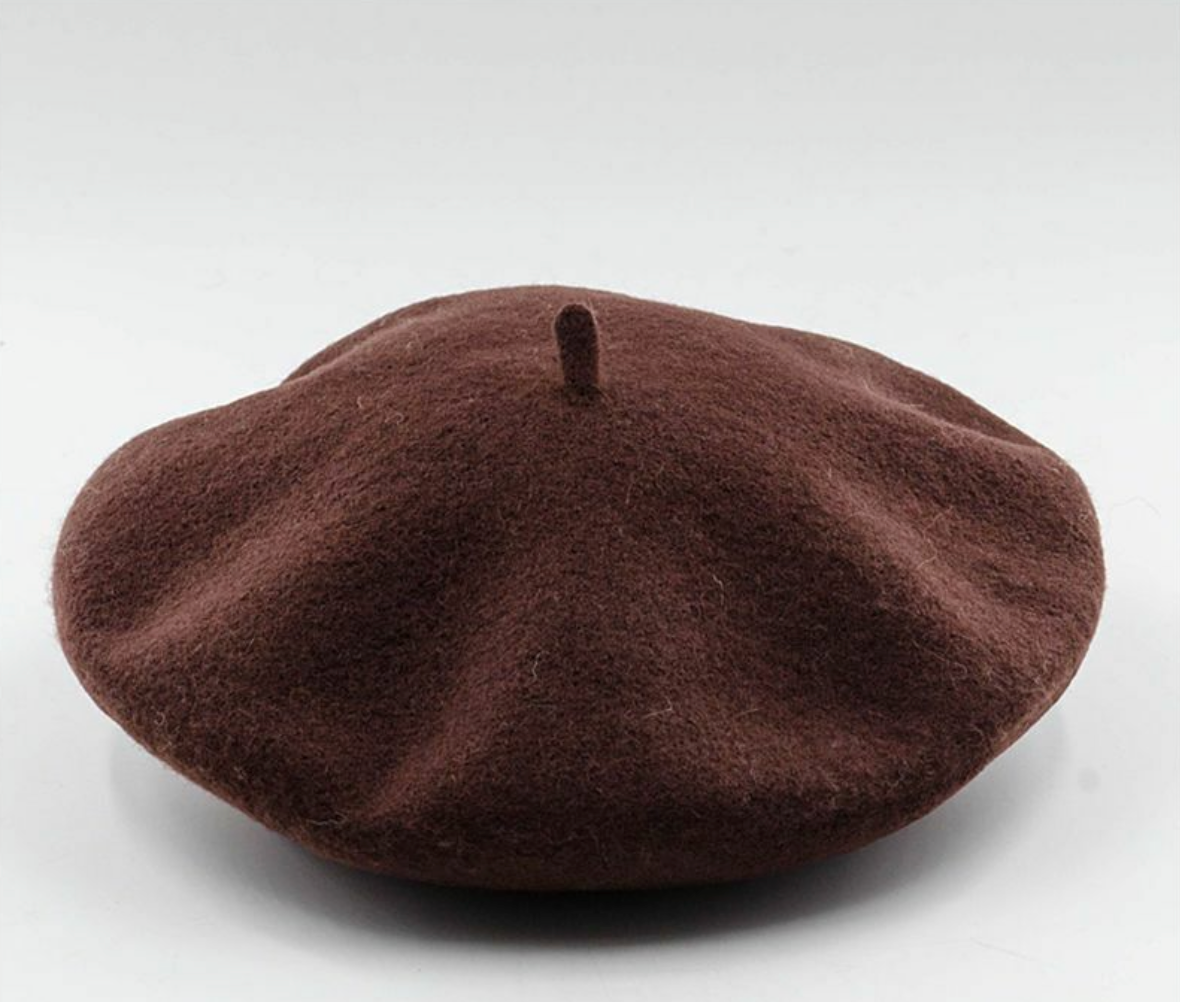WoolCharm Beret – Luxe 100% Wool Winter Beret