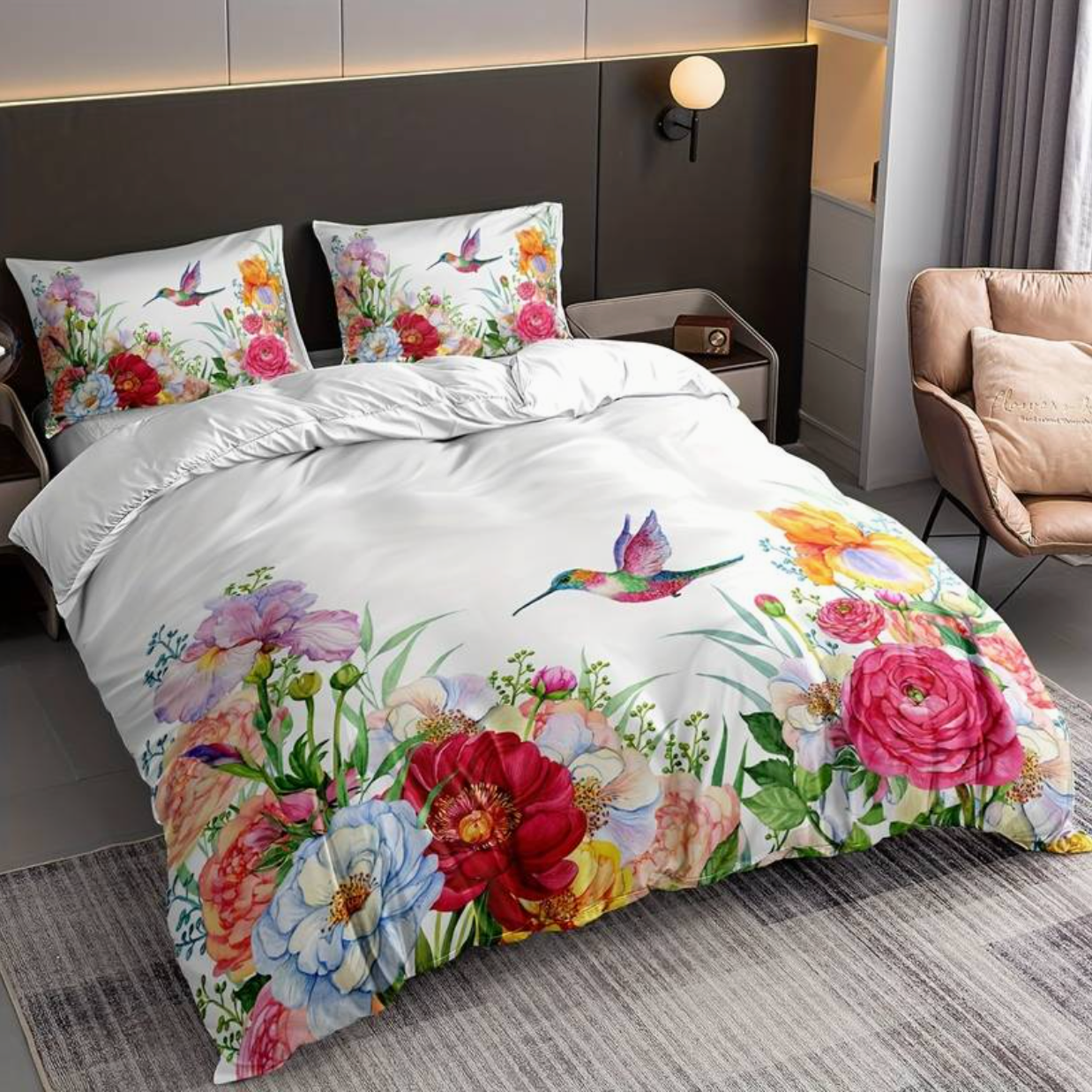 Floral Aura Duvet Set - Colourful Spring Bedding