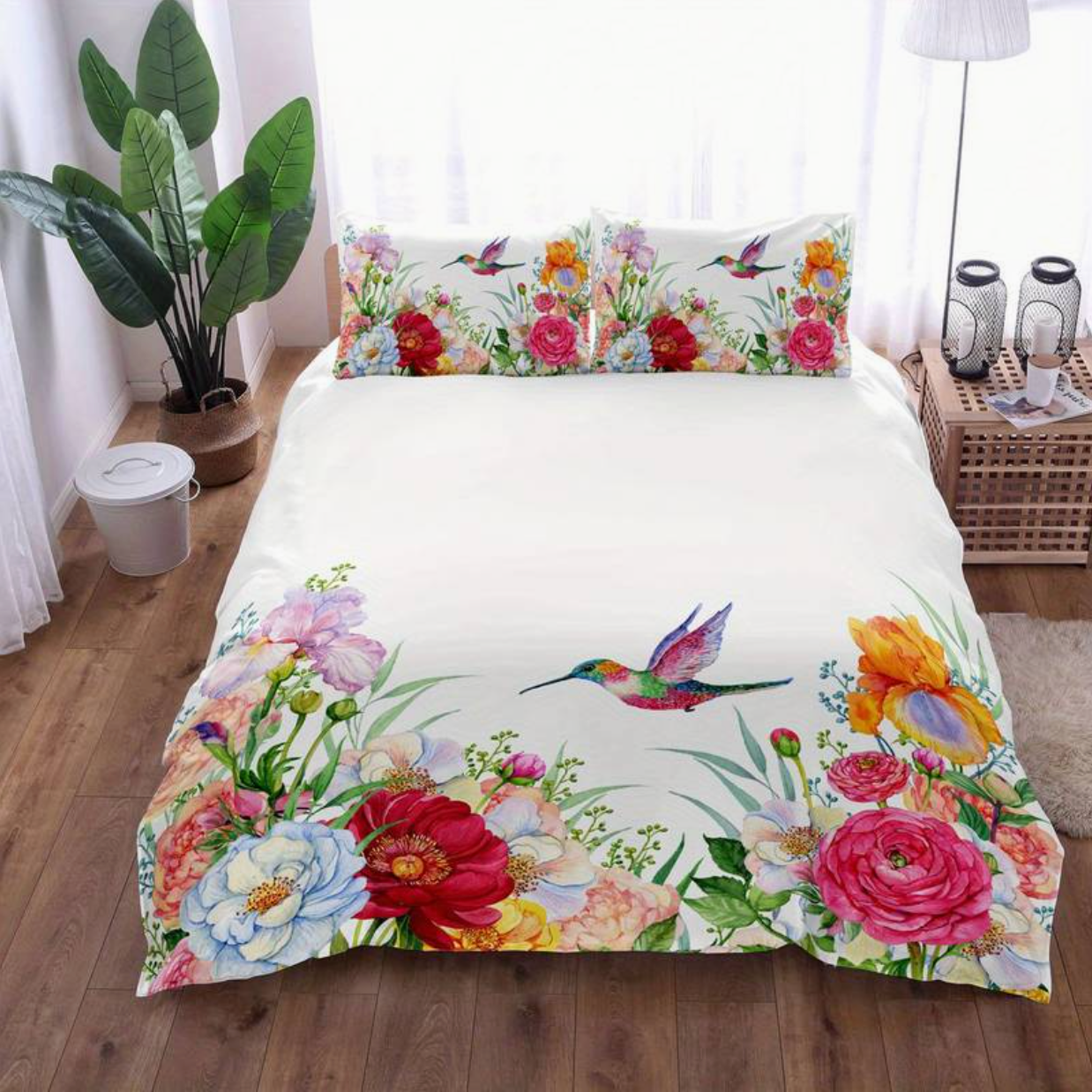 Floral Aura Duvet Set - Colourful Spring Bedding