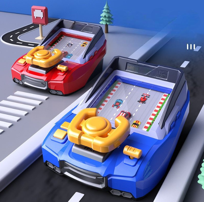 SpeedKid Toy - Interactive Steering Wheel and Race Track Set