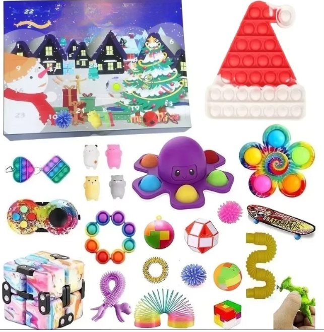 JoyfulCountdown - Magical Kids Advent Calendar with Sensory Toys