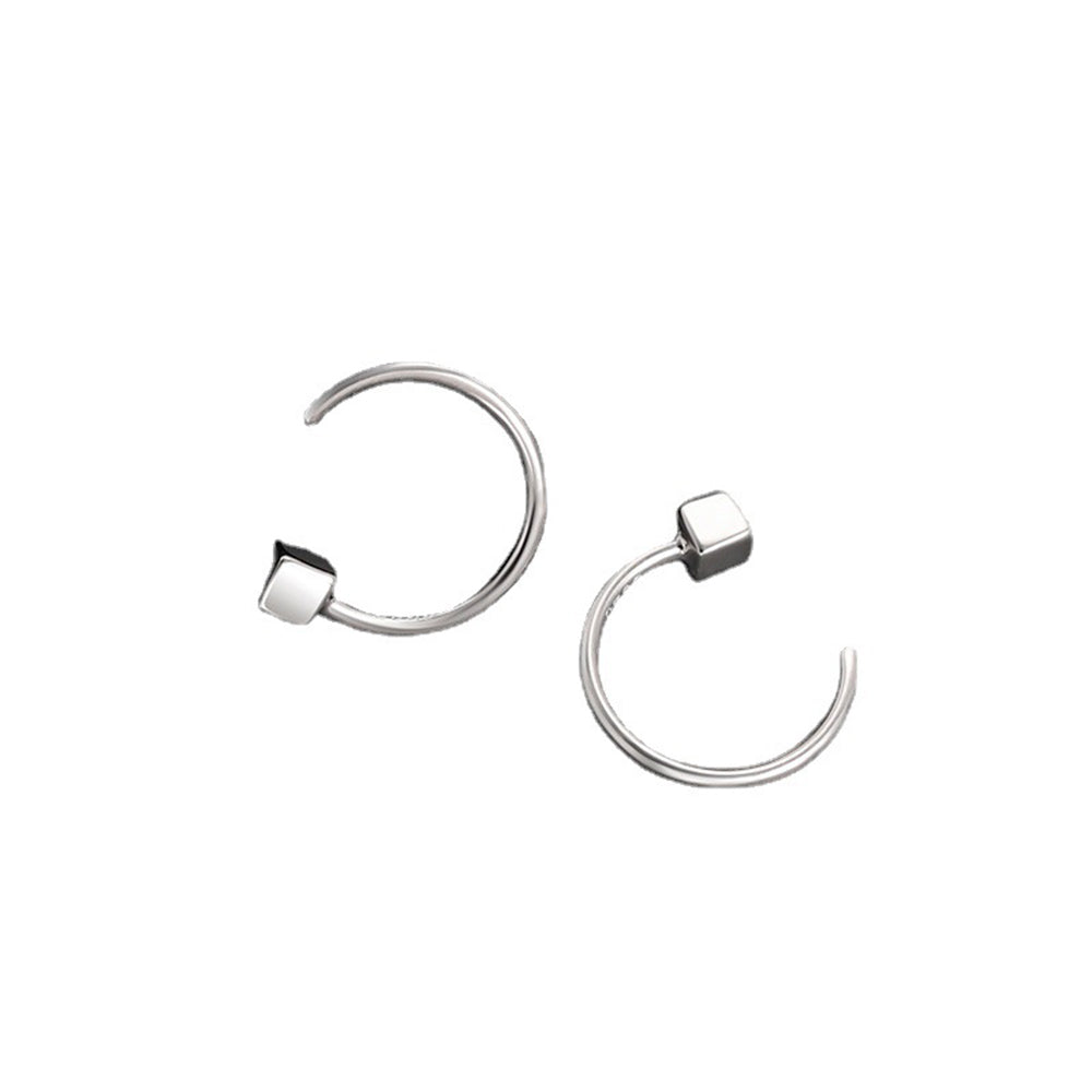 StudGlam Earrings - Square Stainless Steel Stud Earrings for Men