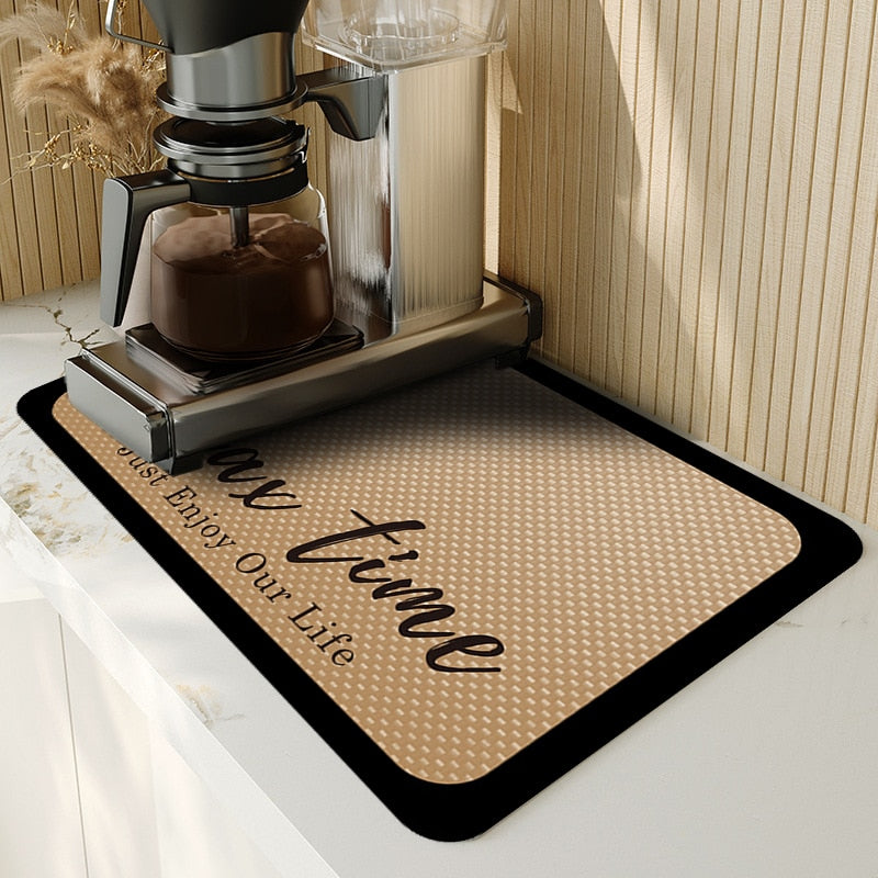 AbsorpTowel Mat - Non-Slip Ultra-Absorbent Kitchen Drying Mat