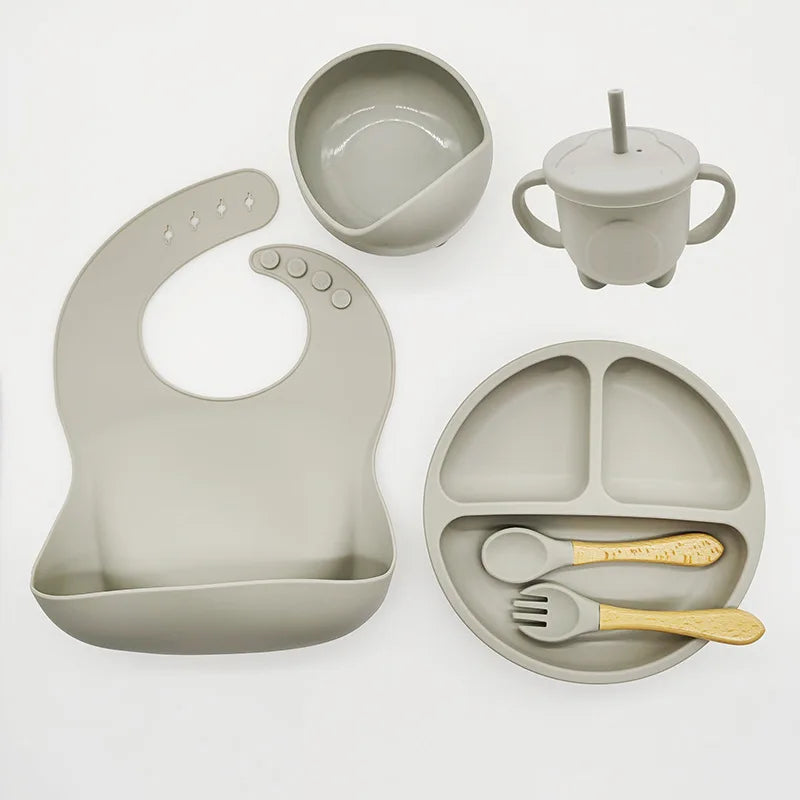 TinyBites Silicone Baby Feeding Set