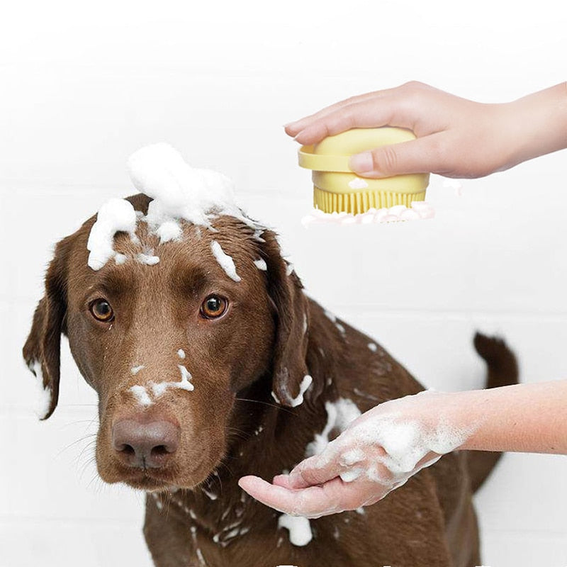 DogEase - Dog Bath Grooming Shower Brush