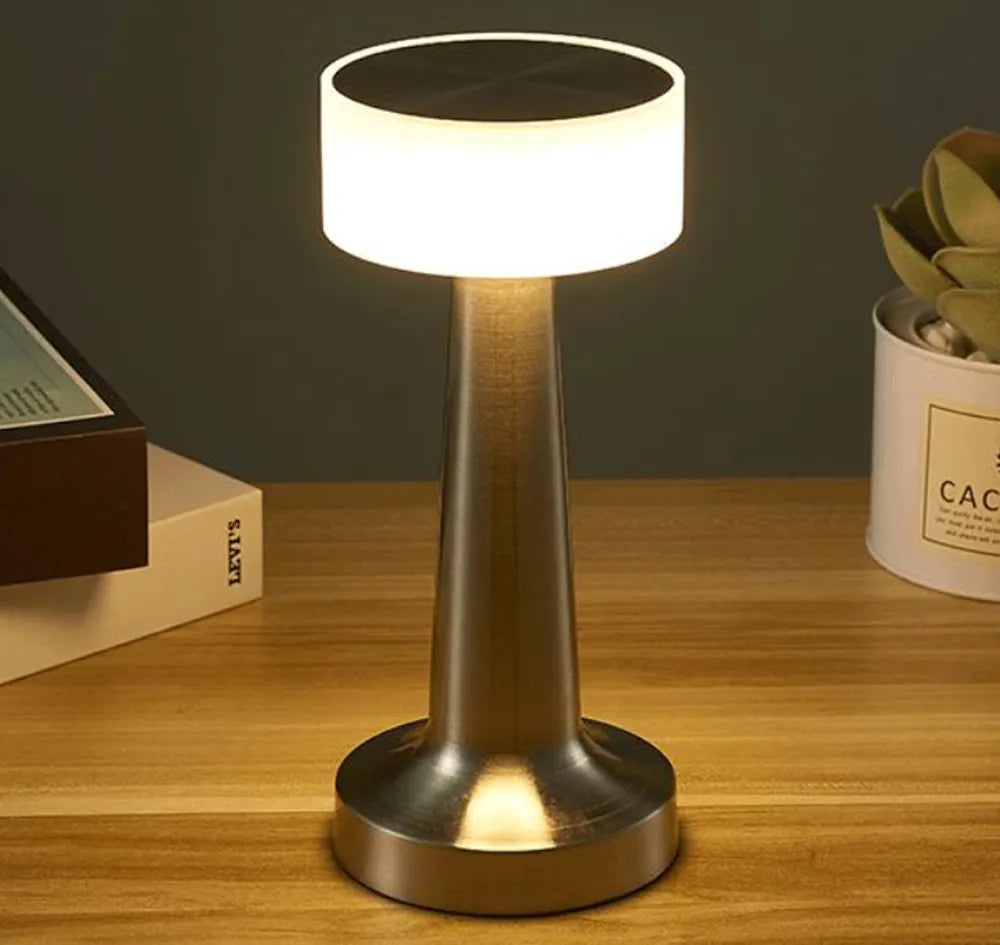LumiCrest - Wireless Retro LED Table Lamp
