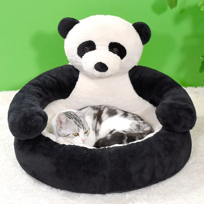 Samiya - Plush Calming Cat Bed for Cozy Sleep
