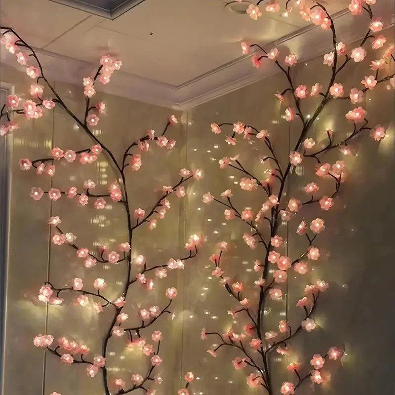 PetalGlow - Sakura LED Fairy Light Garland