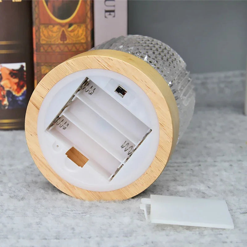 Crystal Table Lamp - Dimmable Gold Touch Accent Light