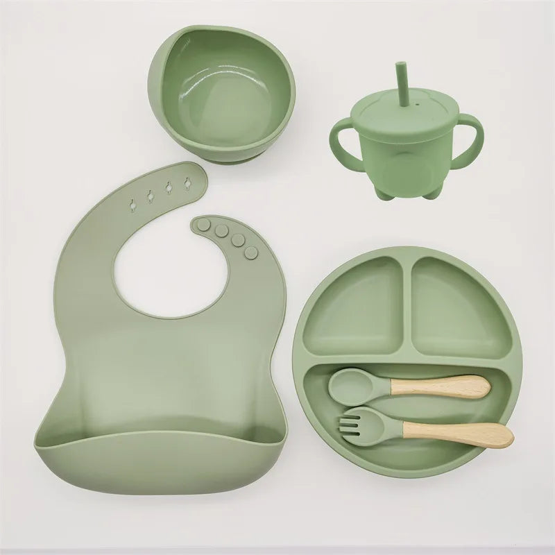 TinyBites Silicone Baby Feeding Set