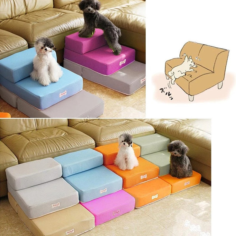 DogStep Pro - Luxury 2-Tier Dog Stairs