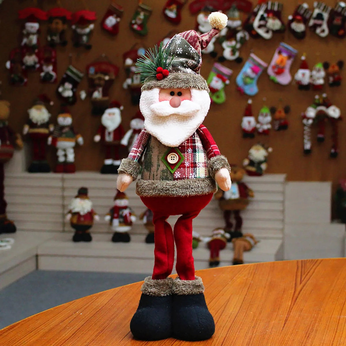FeteLegere - Plush Christmas Figurines for Kids
