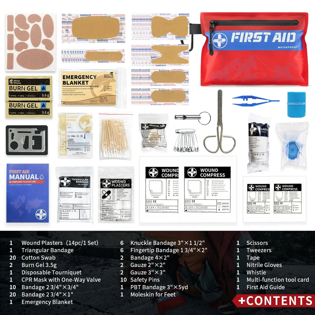 TrailGuard - Lightweight and Rugged First Aid Kit for Adventures