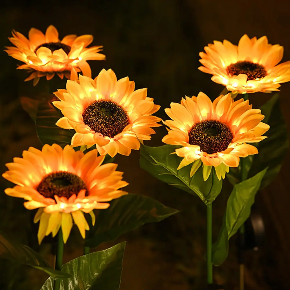SolarBloom - Realistic Sunflower Garden Light