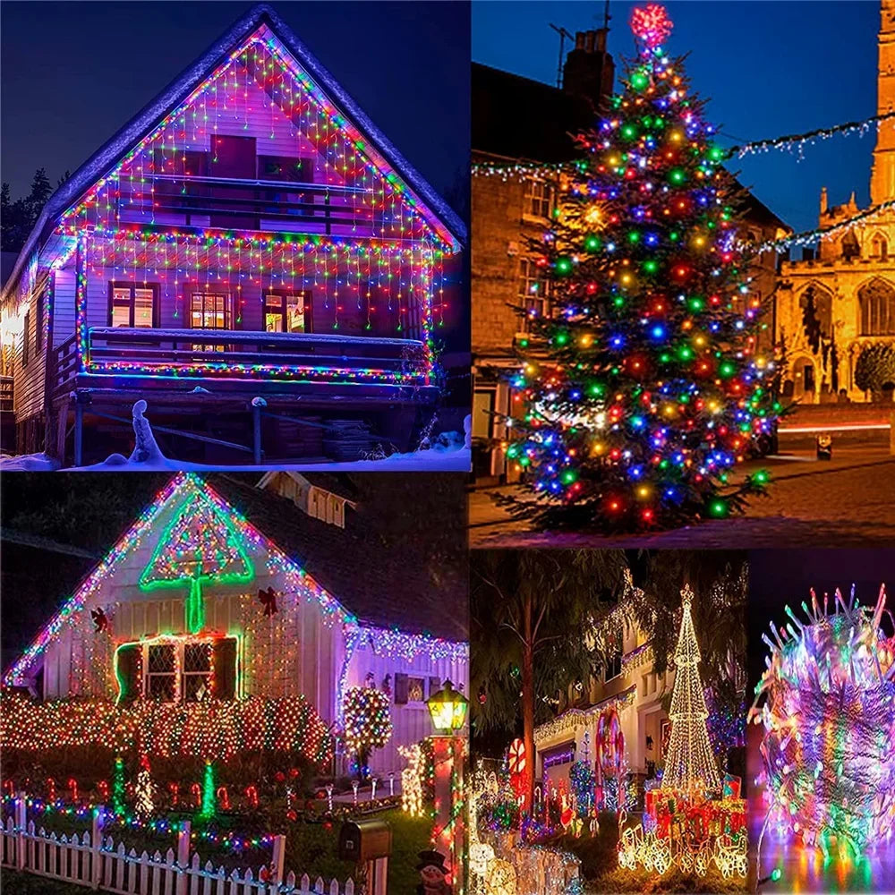 IllumiFest - Solar Christmas String Lights for Indoor and Outdoor