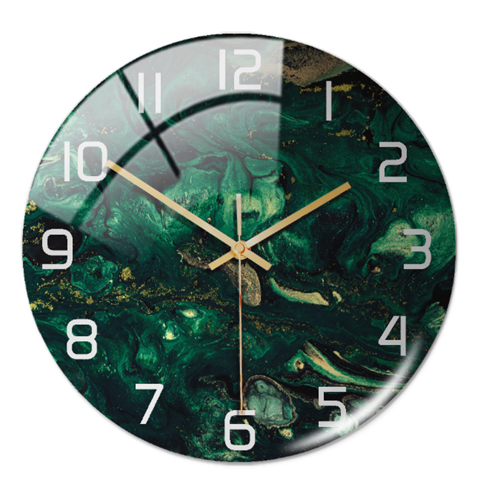 Marble Silent Wall Clock - Modern Stylish Decor