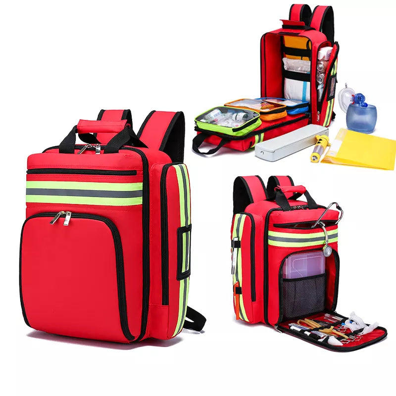 RescueReady First Aid and Survival Backpack