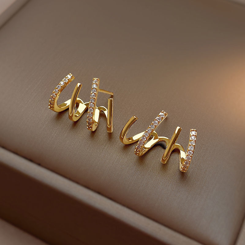 Versatile Claw Earrings Set - 4 Styles in 1