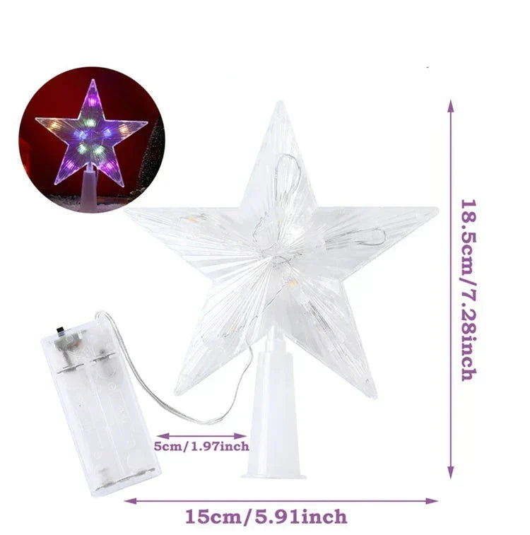 Starlit - LED Christmas Tree Star Topper