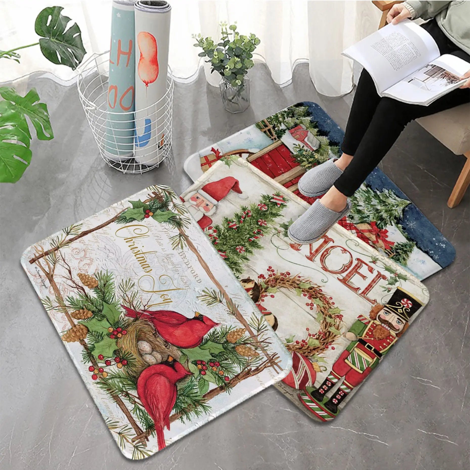 FestiveWelcome - Christmas Doormat
