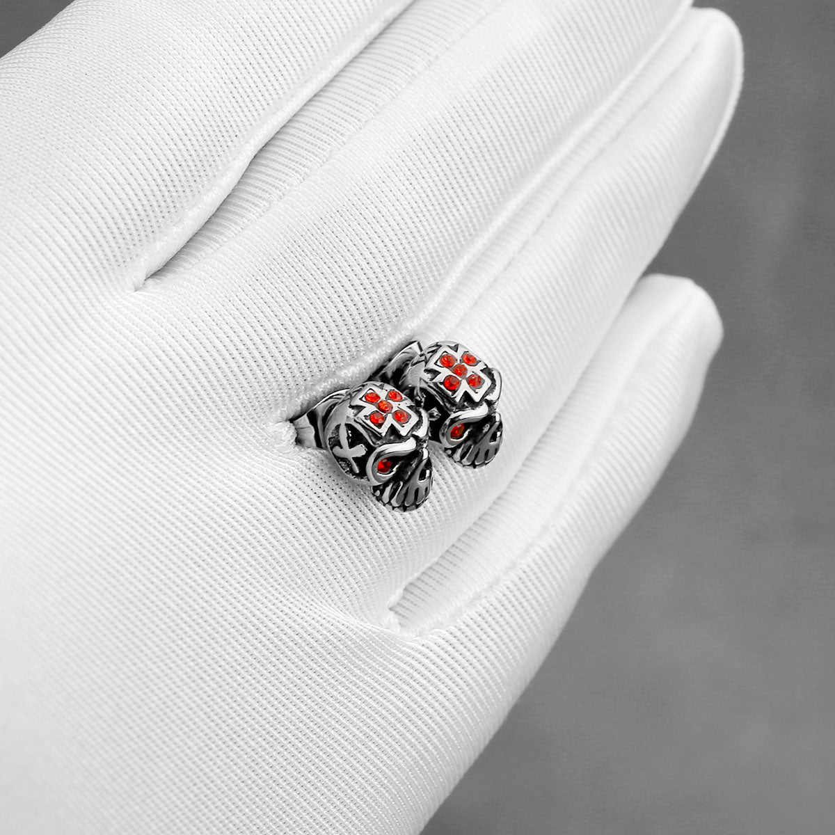 SkullEarrings - Bold Stainless Steel Skull Earrings
