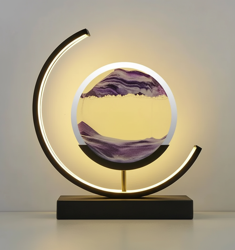 SerenityLamp | Table Lamp with Soothing Glow | Handcrafted Design for Relaxation 0