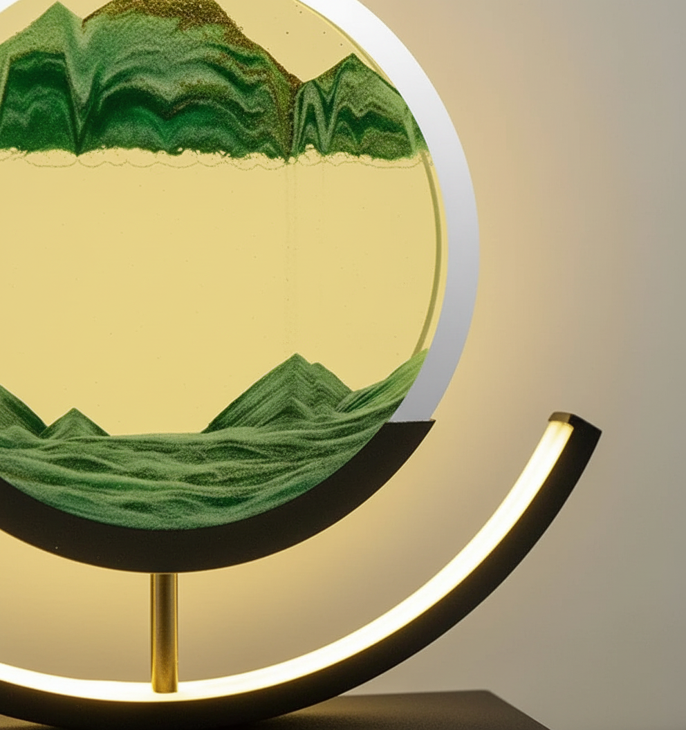 SerenityLamp | Table Lamp with Soothing Glow | Handcrafted Design for Relaxation 3