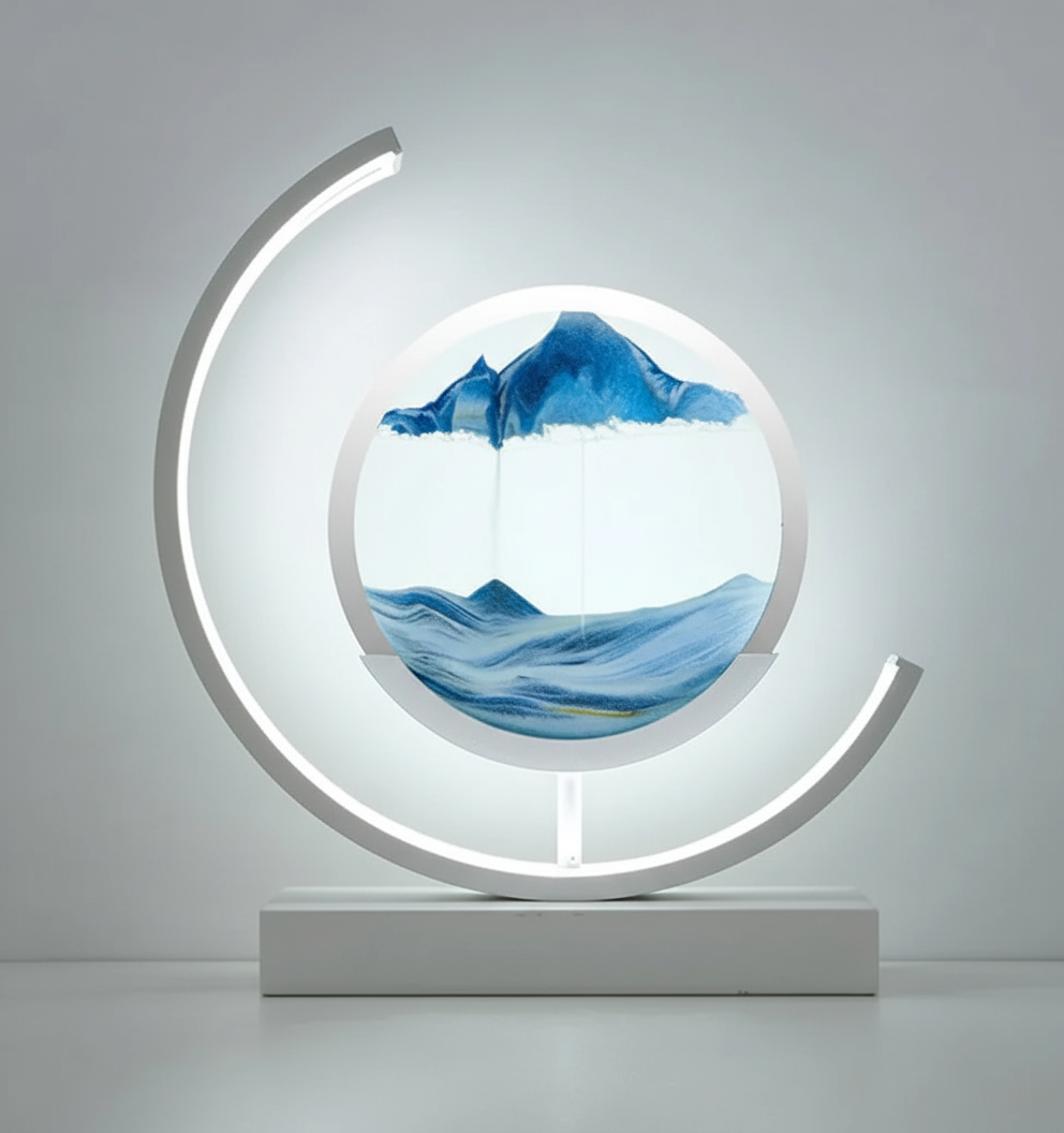 SerenityLamp | Table Lamp with Soothing Glow | Handcrafted Design for Relaxation 7