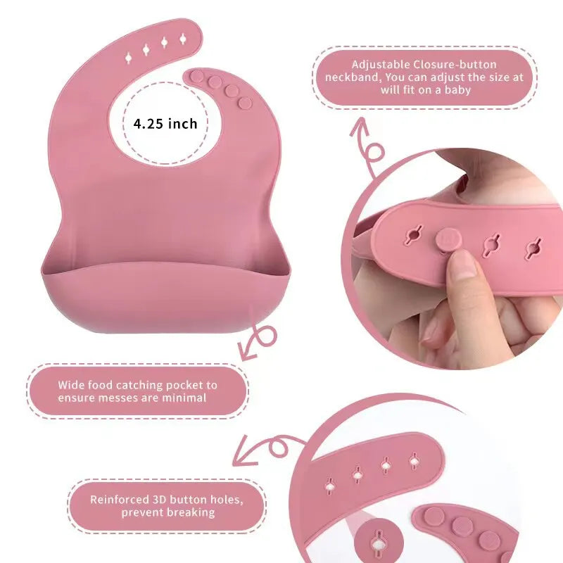 SiliconeBaby Set – 6-Piece Baby Feeding Set