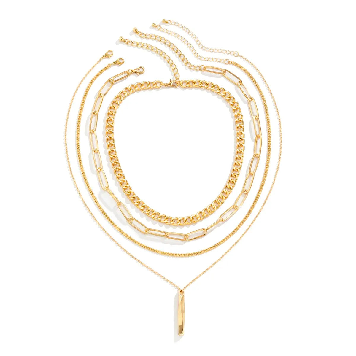 LuxeCharm - Elegant Layered Choker Necklace Set