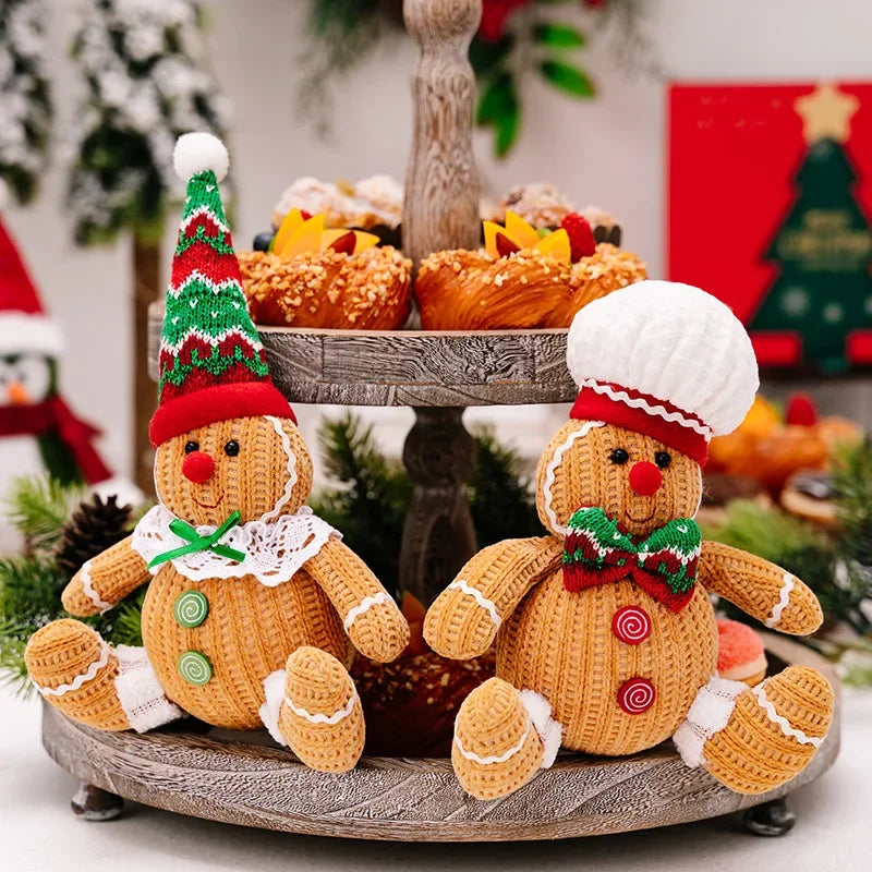 Gingerbread Man Ornament - Festive Christmas Hanger