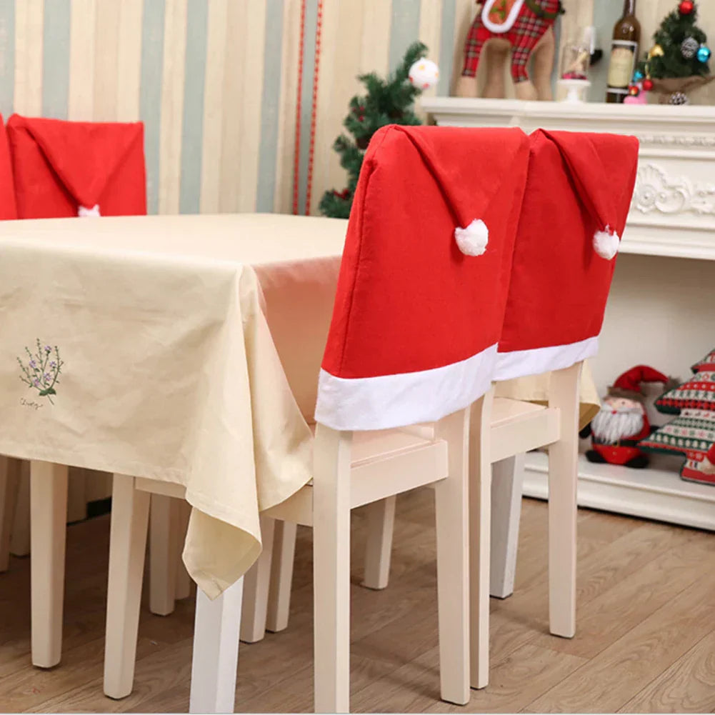 ChristmasCover Chair Covers - Festive Santa Hat Covers