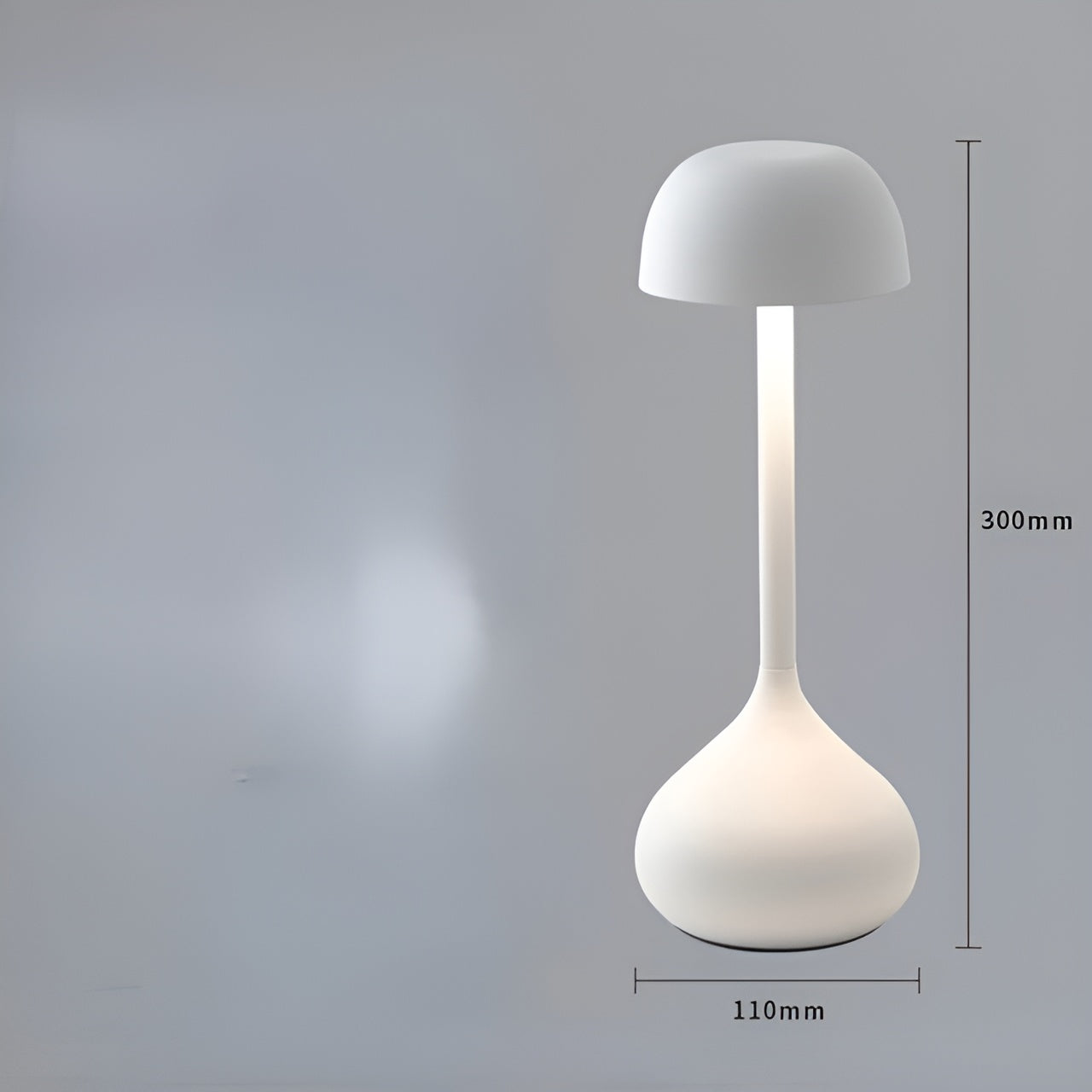 Wireless Mushroom Lamp - Dimmable LED Table Light