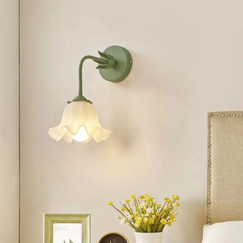 LuxePetal - Floral Wall Lamp for the Bedroom