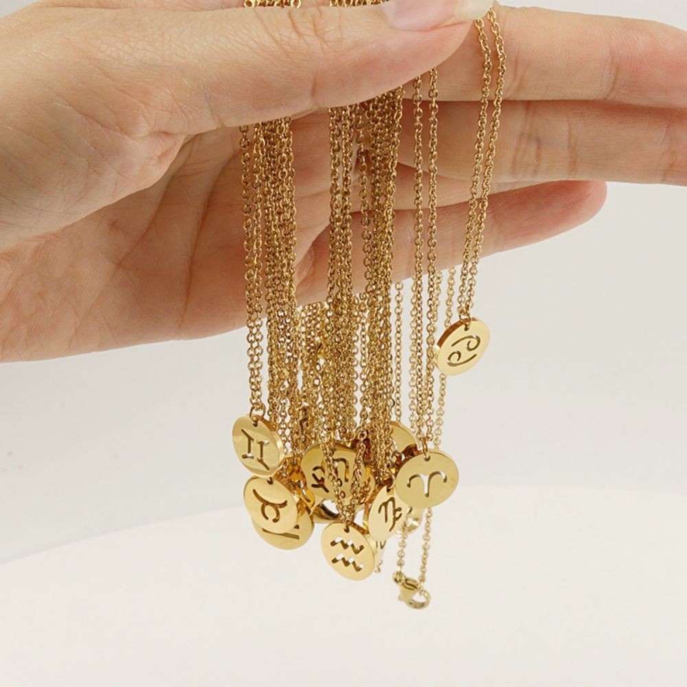 Zodiac - Coin Necklace