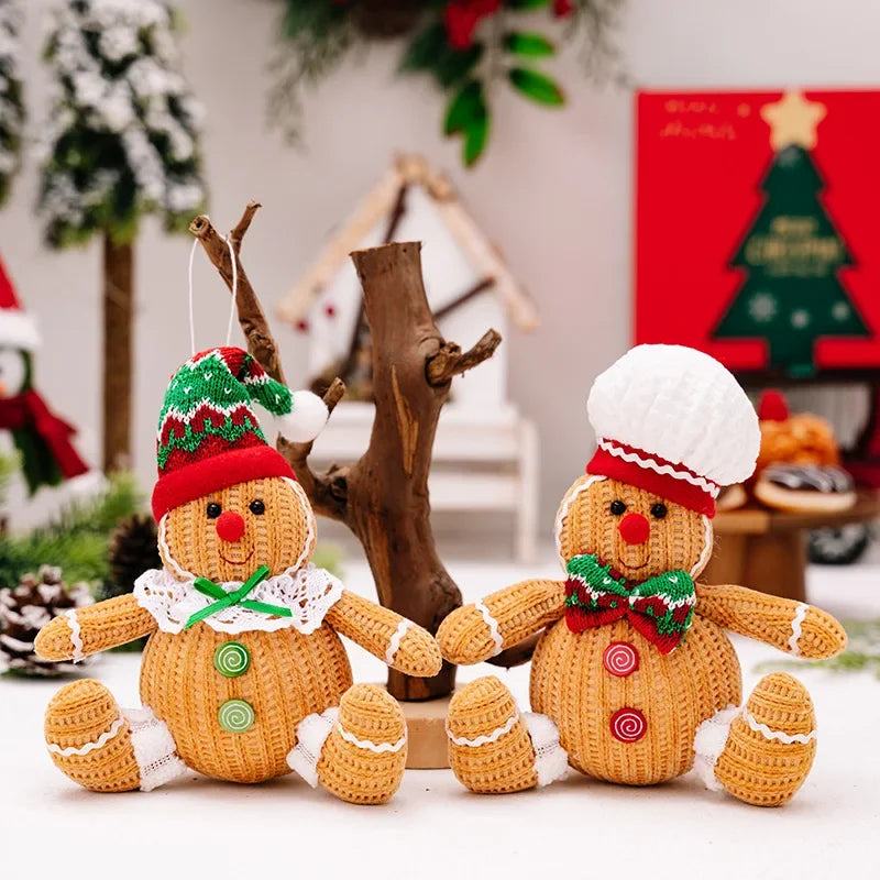 Gingerbread Man Ornament - Festive Christmas Hanger