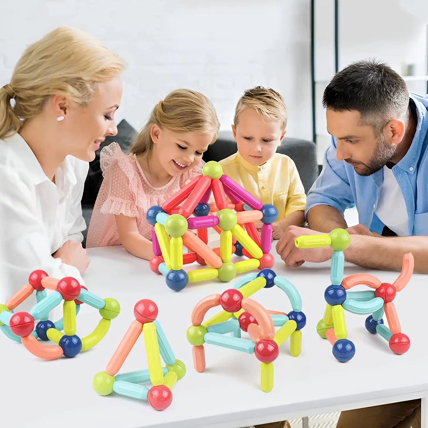 Magneo Blocks - Magnetic Building Set for Kids