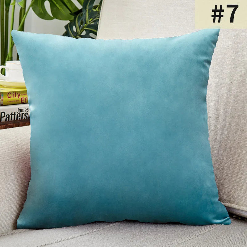 Velvet Elegance Cushion Cover - Luxe Solid Velvet
