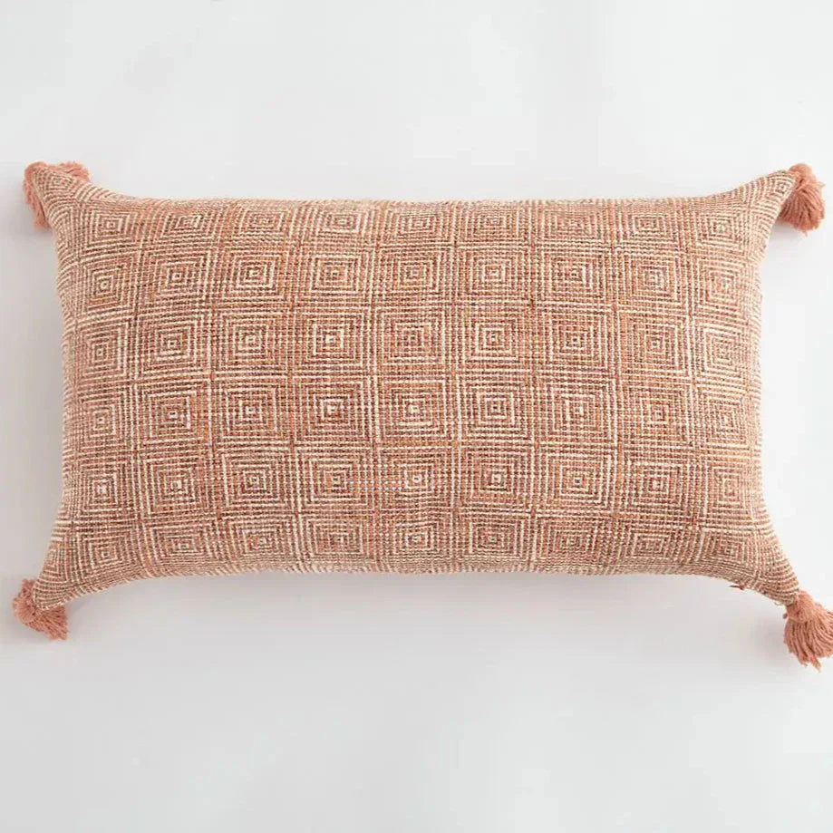 Elegance Loft Cushion Cover - Fringe Trim Accent